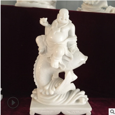 石雕佛像彌勒佛 廠家定制大型石雕觀音像佛像擺件 寺院雕塑定做