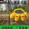 園林綠化大樹苗木固定器黃色塑料樹木支撐支架4/5公分套
